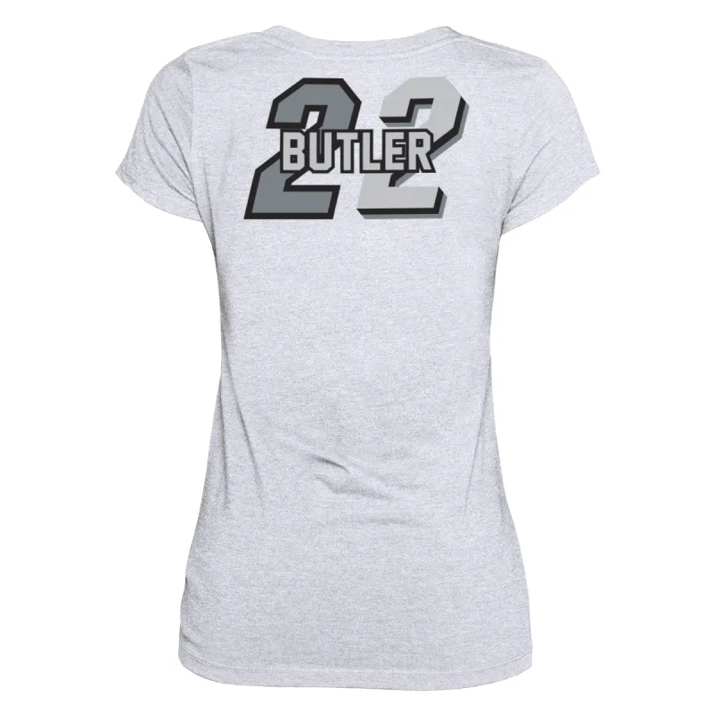 Jimmy Butler New Era Miami HEAT Mashup Name & Number Women's White Tee sold by Miami Heat Store
