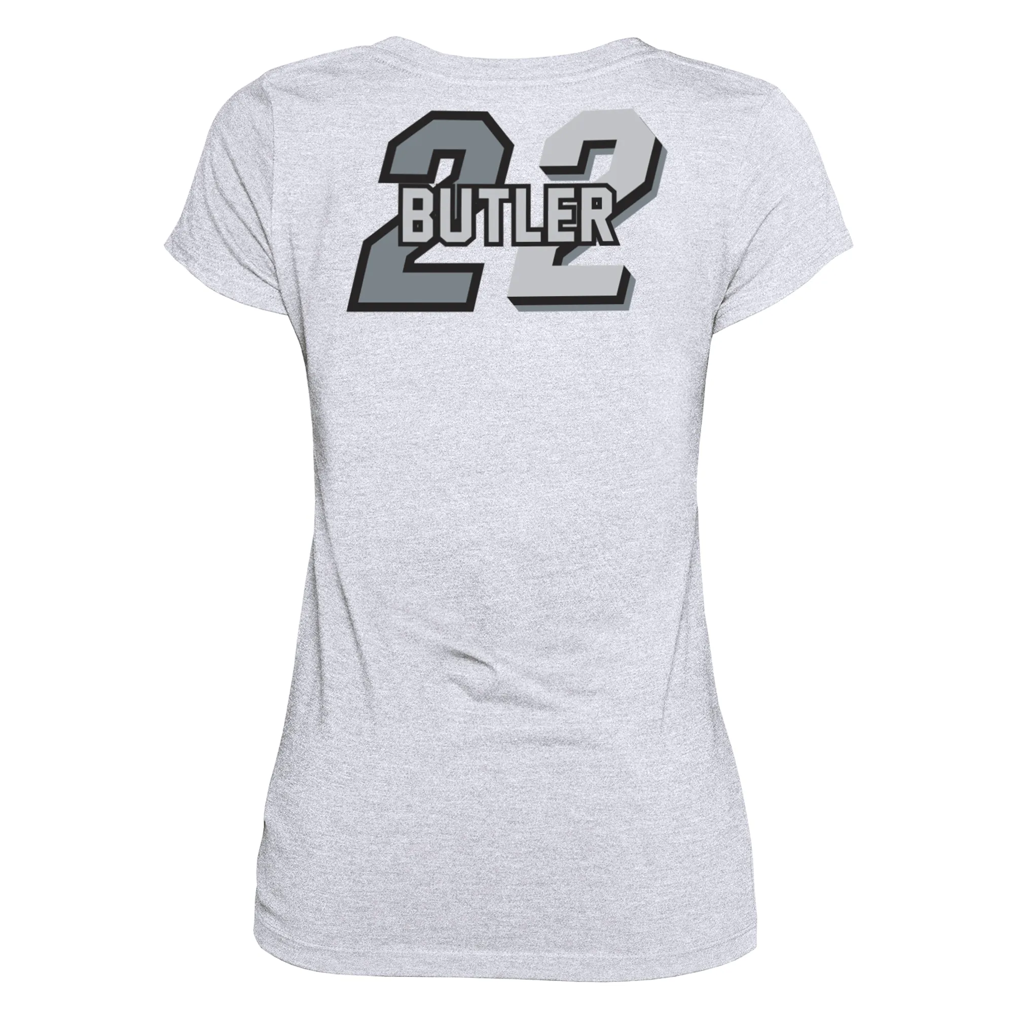 Jimmy Butler New Era Miami HEAT Mashup Name & Number Women's White Tee sold by Miami Heat Store