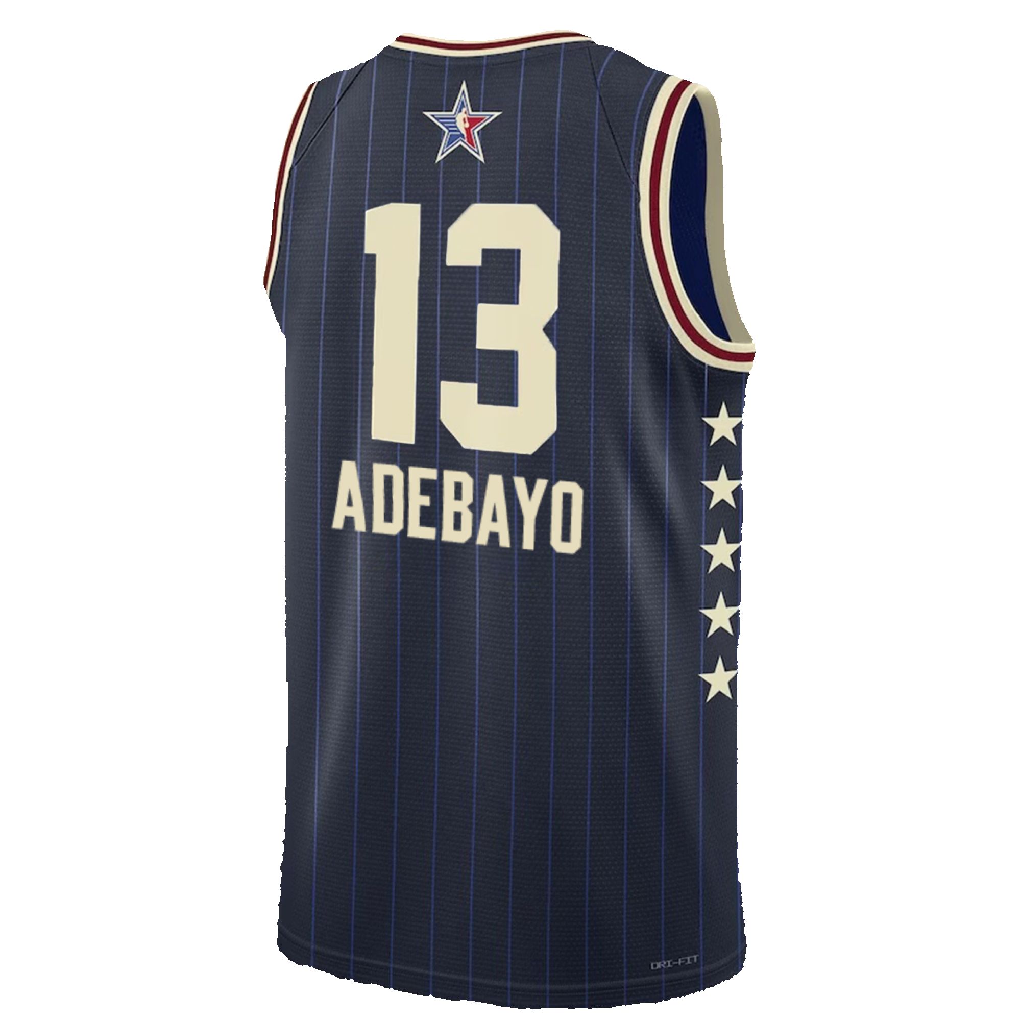 Bam Adebayo Jordan Brand 2024 All-Star Swingman Jersey sold by Miami Heat Store product image thumbnail 2