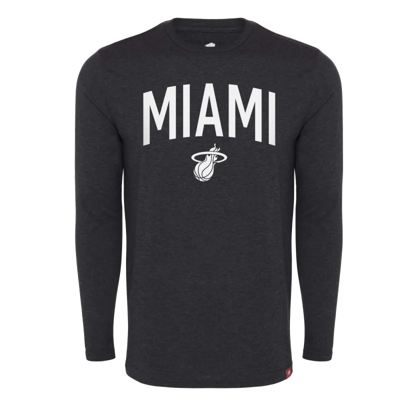 Sportiqe HEAT Culture Long Sleeve Tee sold by Miami Heat Store