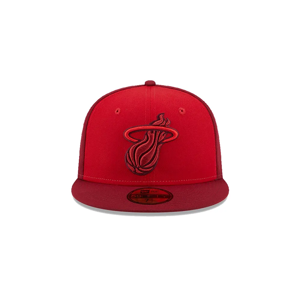 New Era Miami HEAT Tri Tone Fitted sold by Miami Heat Store