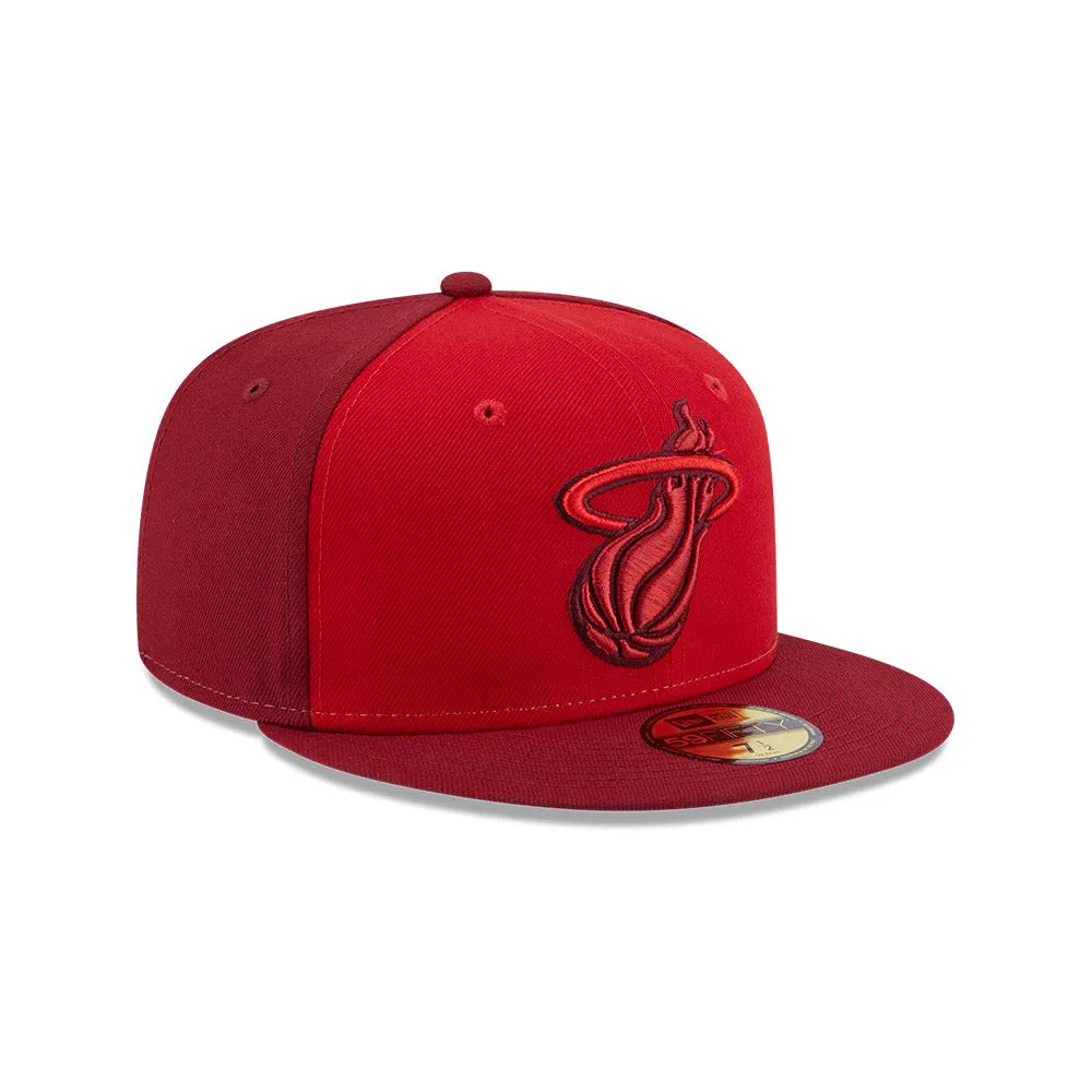 New Era Miami HEAT Tri Tone Fitted sold by Miami Heat Store product image thumbnail 3