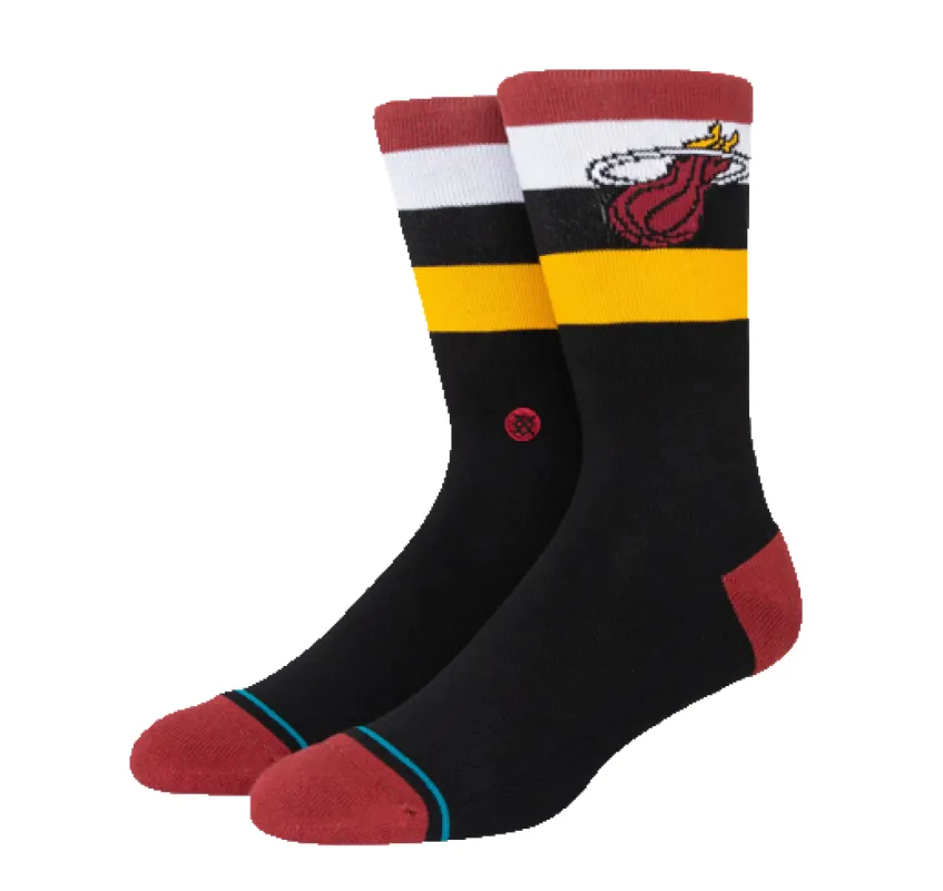 Stance Miami HEAT Striped Socks sold by Miami Heat Store