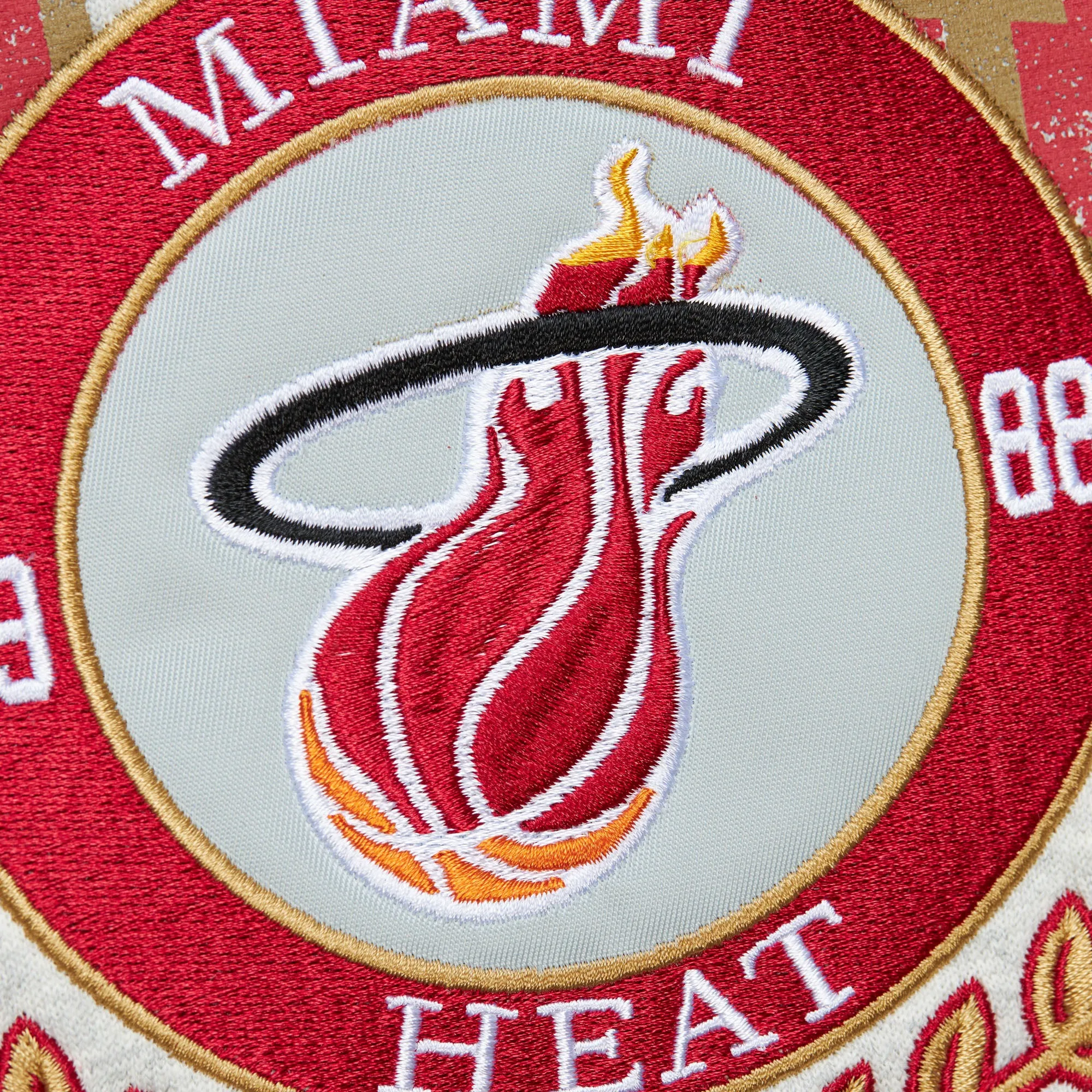 Mitchell & Ness Miami HEAT Premium Fleece Crewneck sold by Miami Heat Store product image thumbnail 4