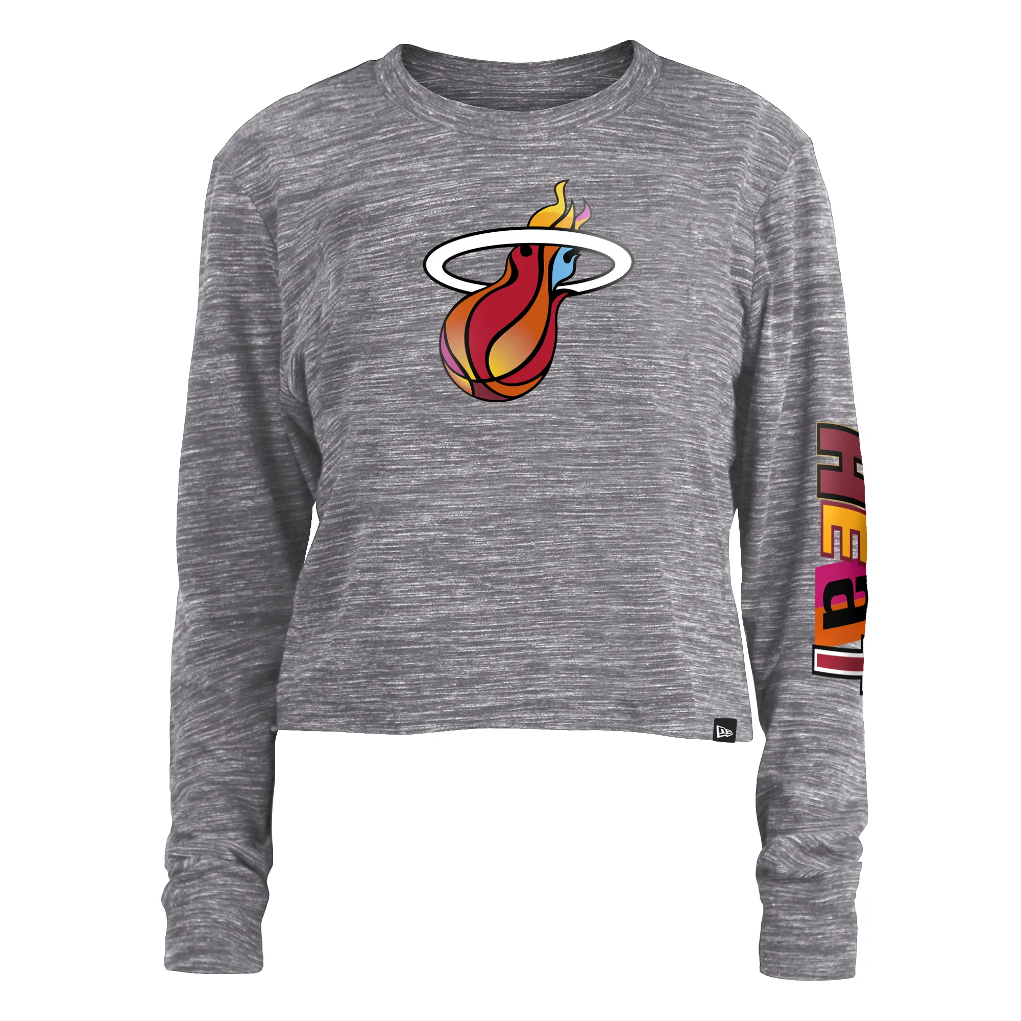 New Era Miami Mashup Vol. 2 Women's Longsleeve Crop sold by Miami Heat Store
