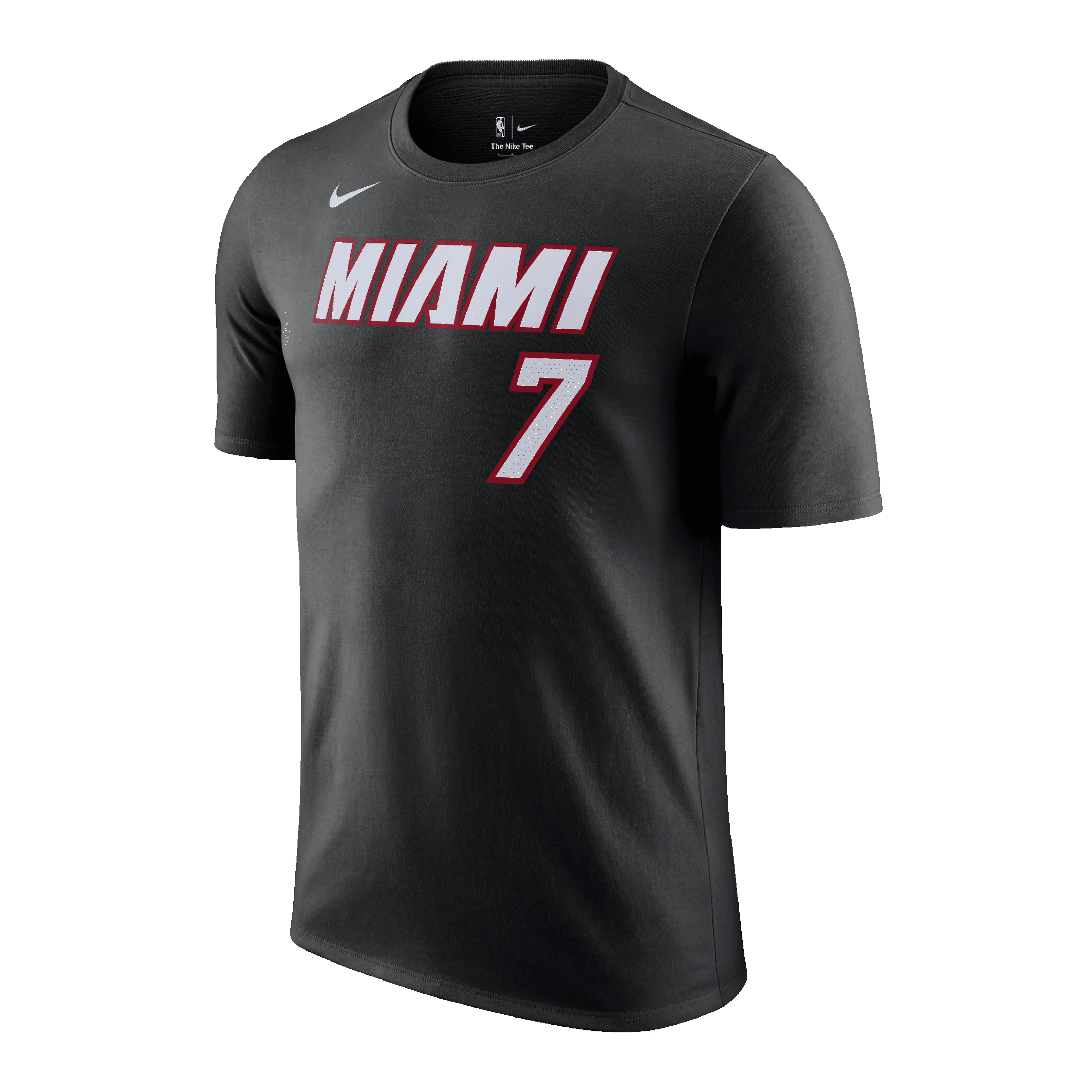 Kyle Lowry Nike Icon Black Name & Number Tee sold by Miami Heat Store