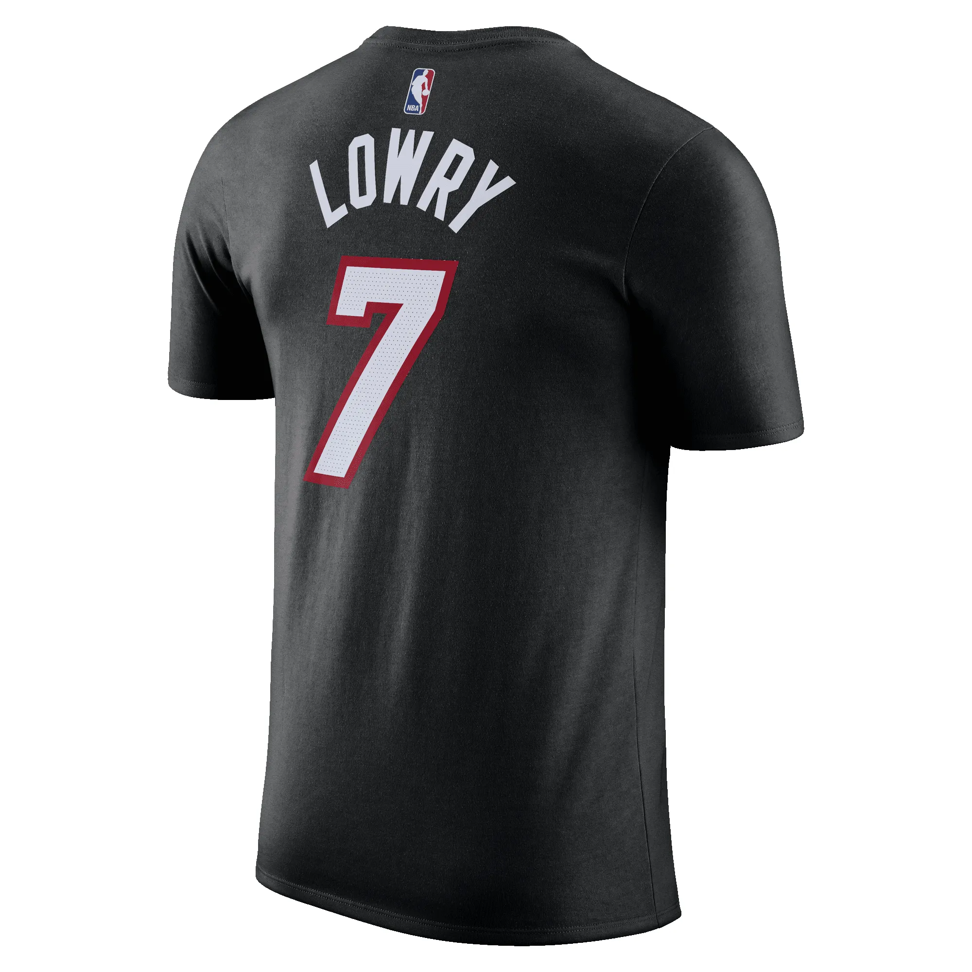 Kyle Lowry Nike Icon Black Name & Number Tee sold by Miami Heat Store product image thumbnail 2