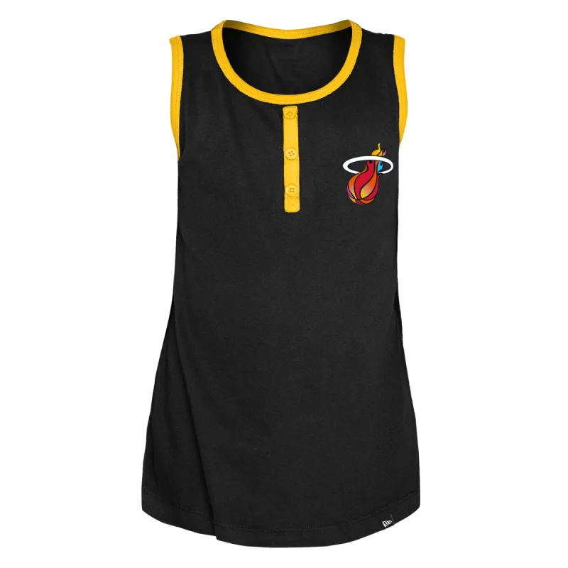 New Era Miami HEAT Mashup Girl's Youth Tank sold by Miami Heat Store