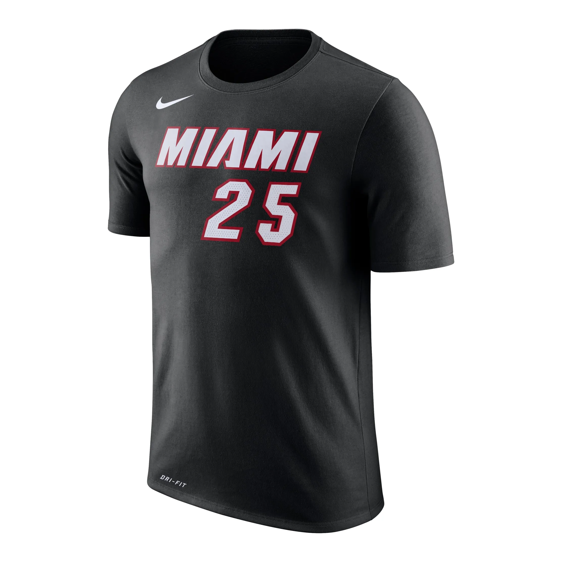Kendrick Nunn Nike Miami HEAT Icon Black Name & Number Tee sold by Miami Heat Store