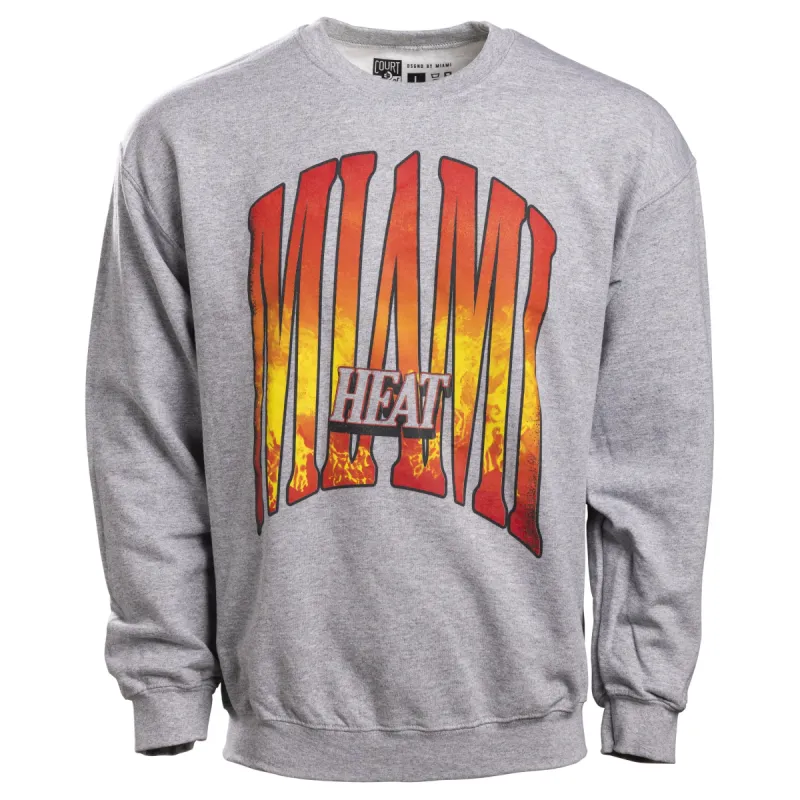 Court Culture Miami Flames Unisex Crewneck sold by Miami Heat Store