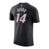 Tyler Herro Icon Black Youth Name & Number Tee sold by Miami Heat Store