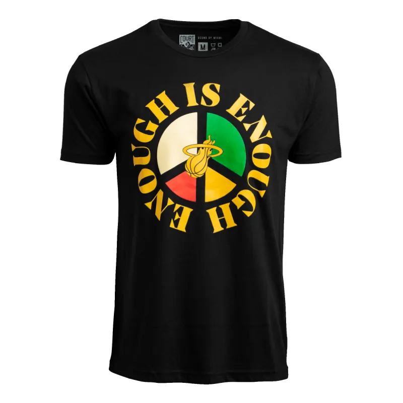 Court Culture Enough Is Enough Men's Tee sold by Miami Heat Store