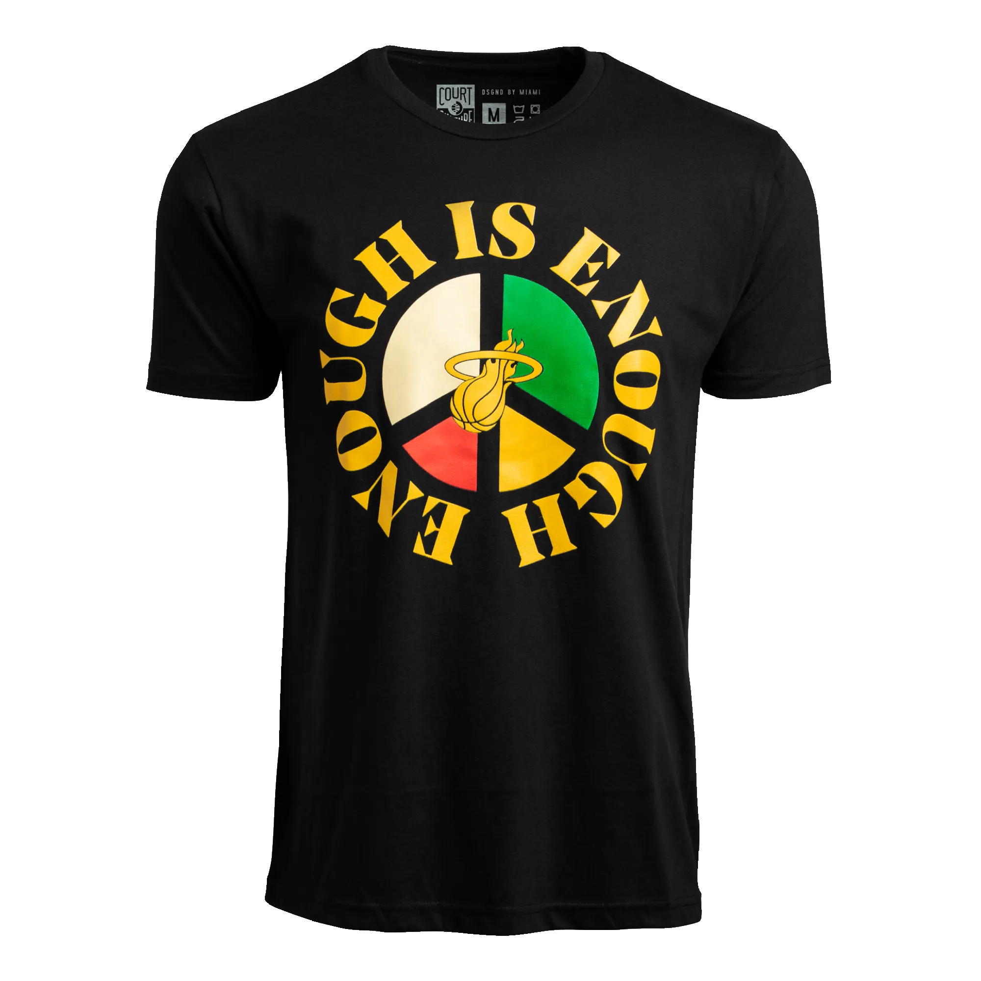Court Culture Enough Is Enough Men's Tee sold by Miami Heat Store