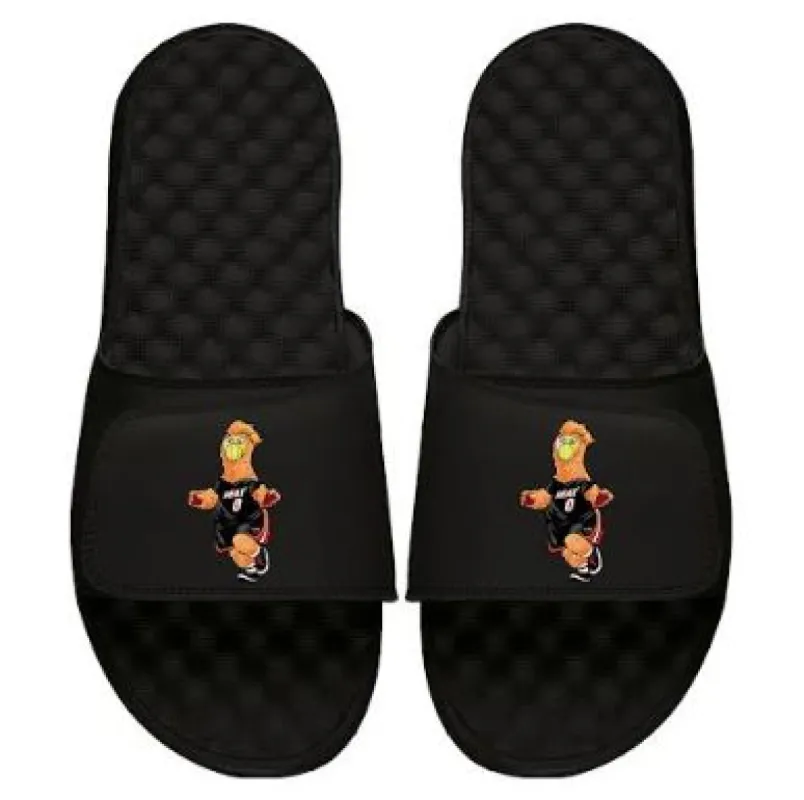Islide Miami HEAT Burnie Black Sandals sold by Miami Heat Store