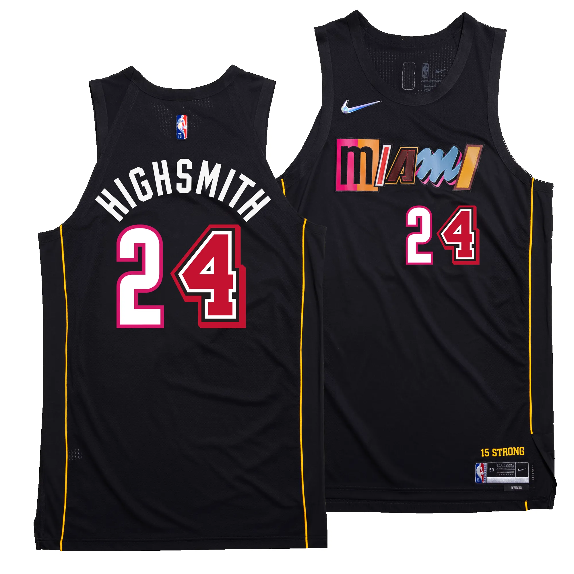 Haywood Highsmith Nike Miami HEAT Mashup Swingman Jersey - Player's Choice sold by Miami Heat Store
