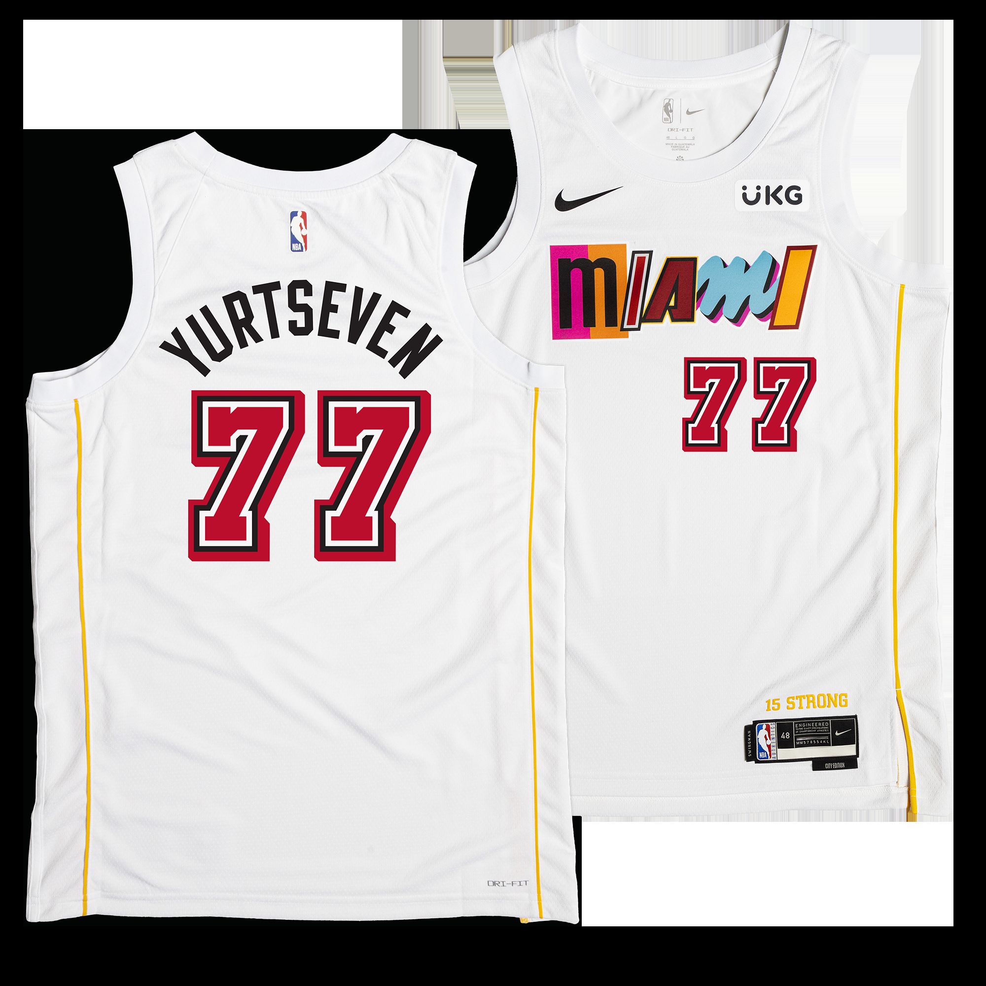 Omer Yurtseven Nike Miami Mashup Vol. 2 Swingman Jersey - Player's Choice sold by Miami Heat Store