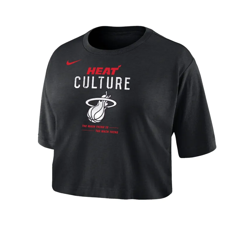 Nike HEAT Culture Women's Crop Tee sold by Miami Heat Store