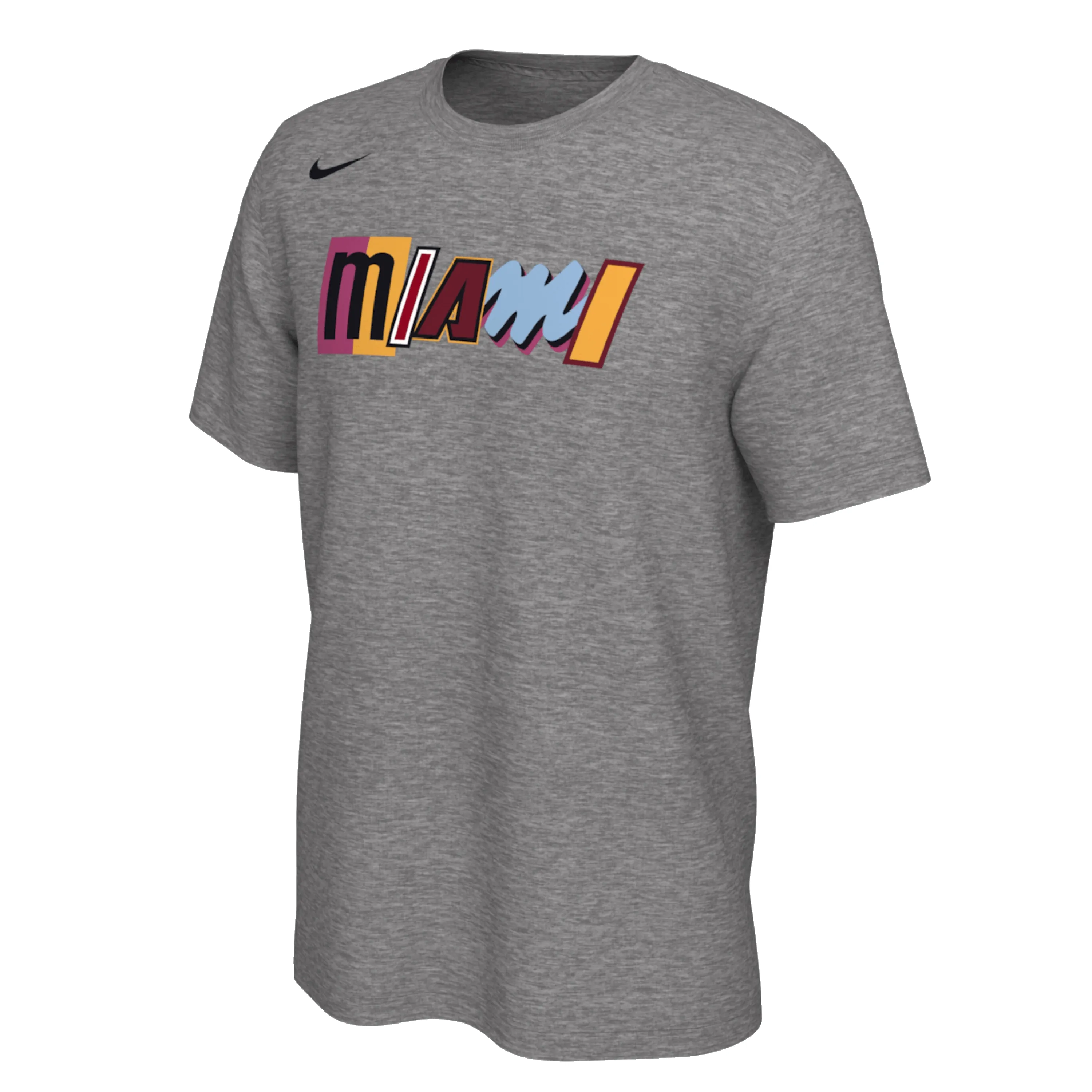Nike Miami Mashup Vol. 2 Grey Tee sold by Miami Heat Store