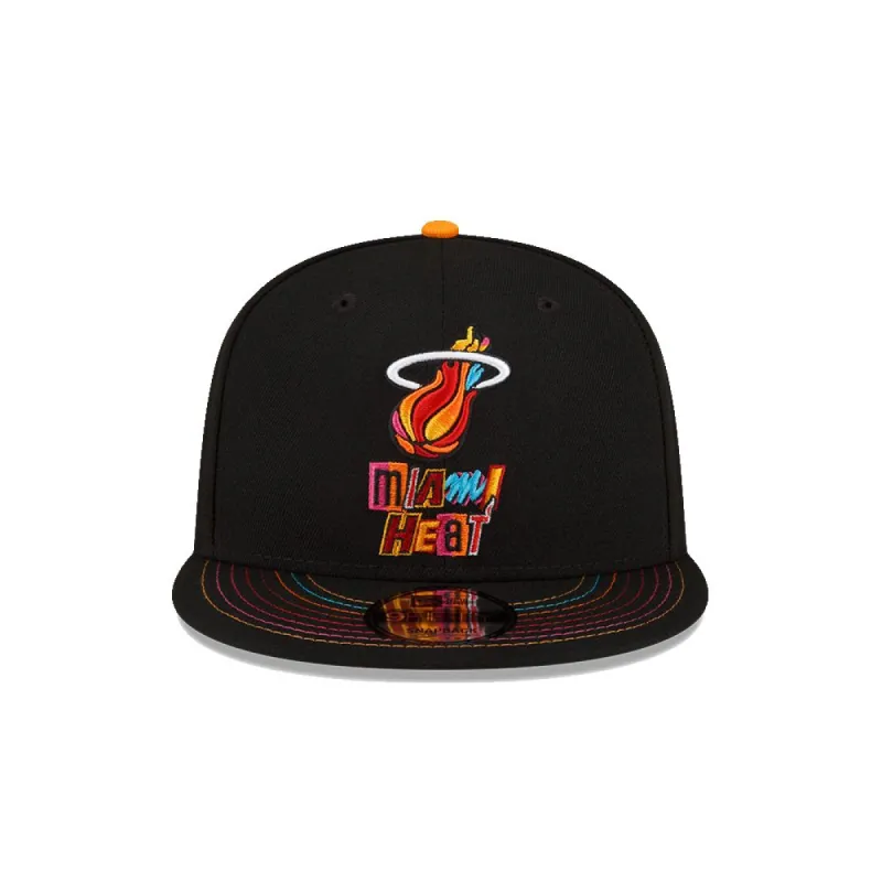 Court Culture Mashup Miami HEAT B/F Snapback sold by Miami Heat Store