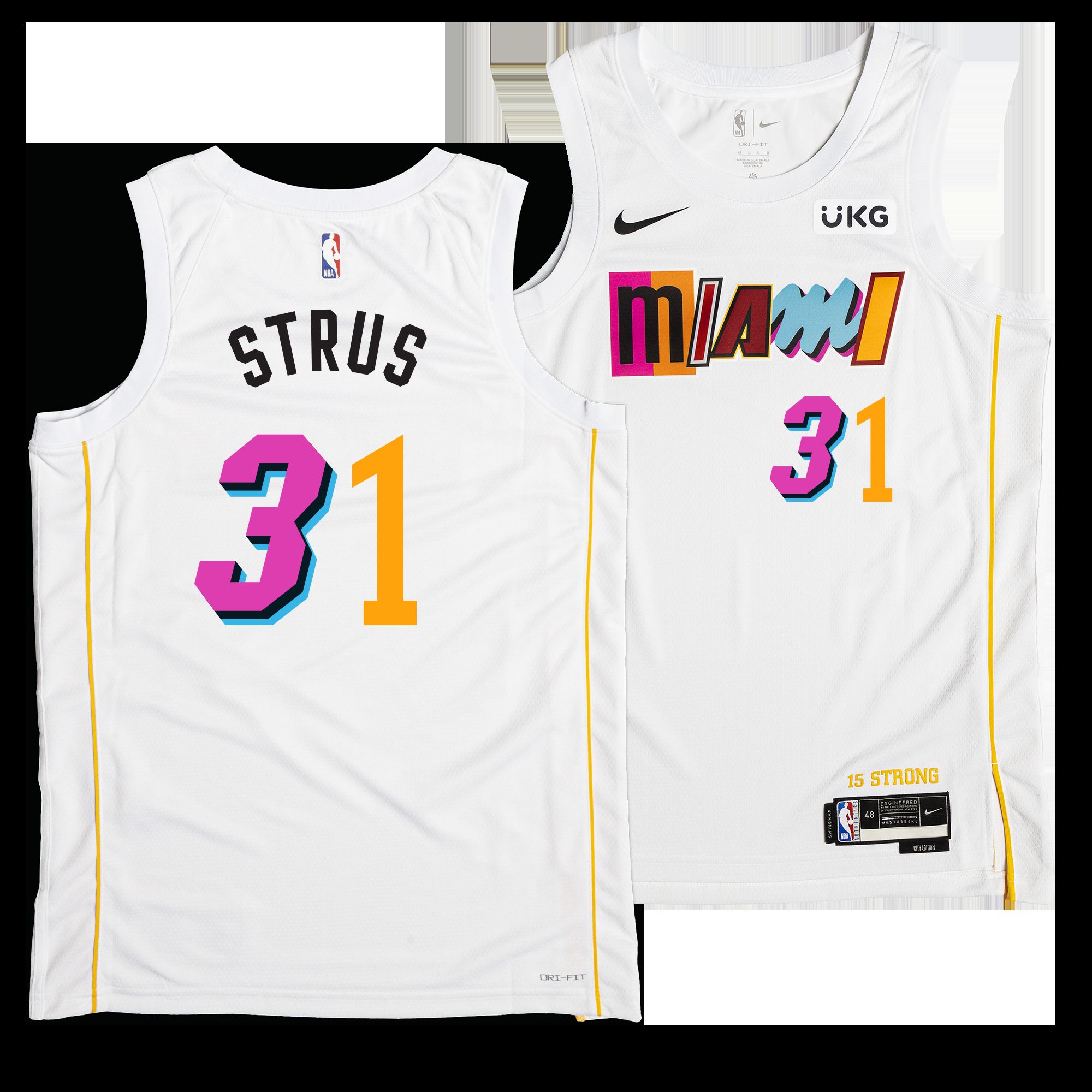 Max Strus Nike Miami Mashup Vol. 2 Swingman Jersey - Player's Choice sold by Miami Heat Store
