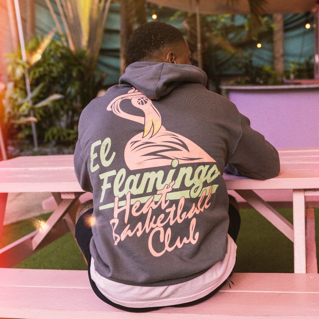 Court Culture El Flamingo Unisex Hoodie sold by Miami Heat Store product image thumbnail 4