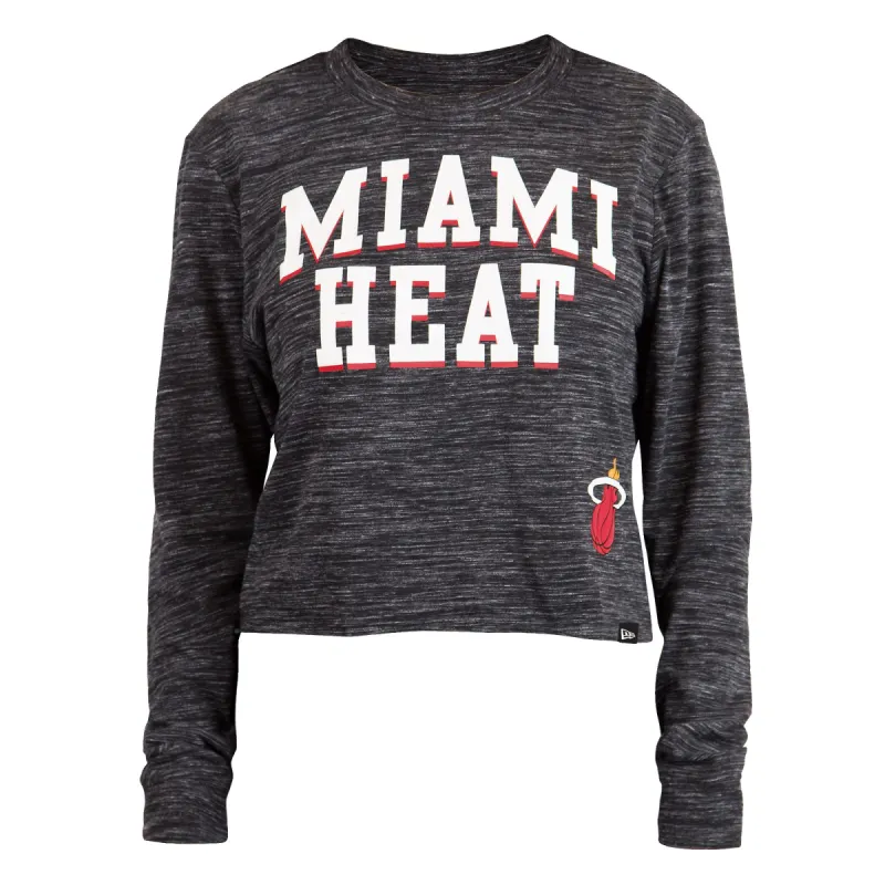 New Era Miami HEAT Women's Crop Tee sold by Miami Heat Store
