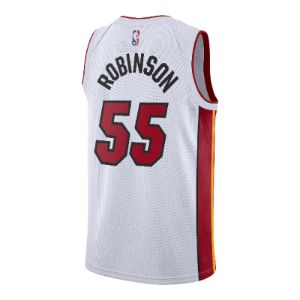 Duncan Robinson Nike Miami HEAT Association White Youth Swingman Jersey sold by Miami Heat Store