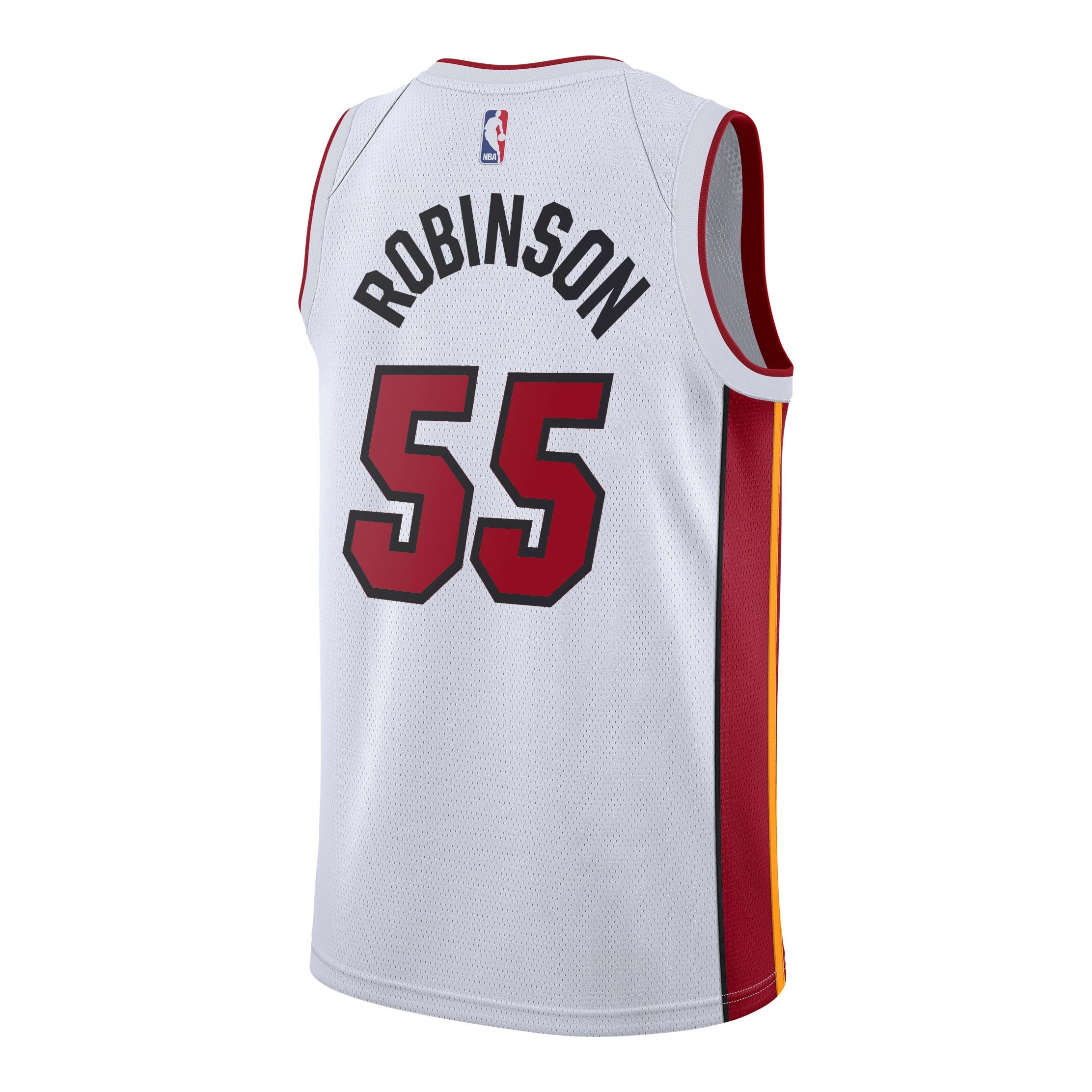Duncan Robinson Nike Miami HEAT Association White Youth Swingman Jersey sold by Miami Heat Store product image thumbnail 2