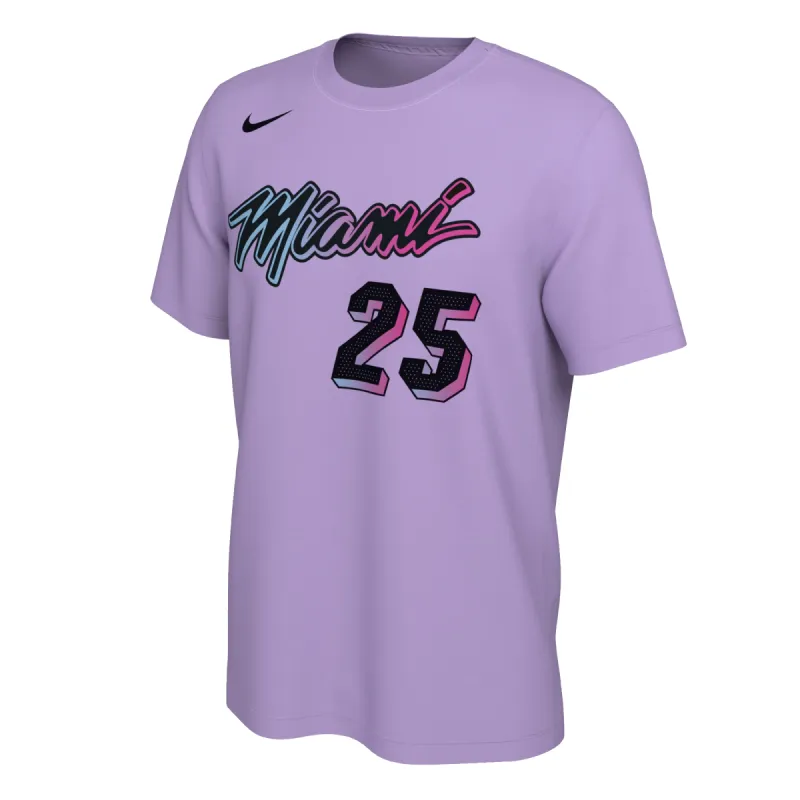 Kendrick Nunn Nike ViceVersa Name & Number Tee sold by Miami Heat Store