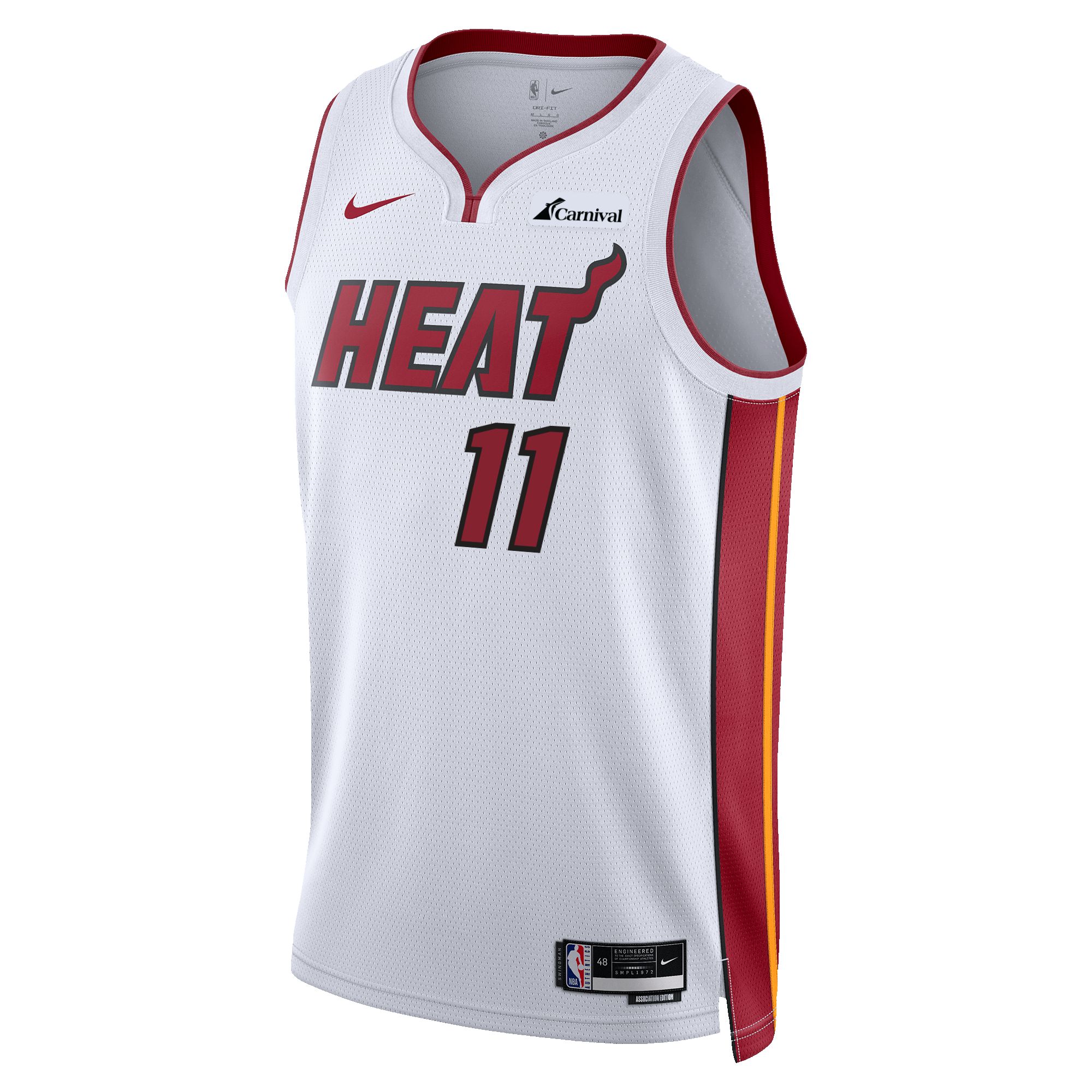 Jaime Jaquez Jr. Nike Miami HEAT Association White Swingman Jersey sold by Miami Heat Store