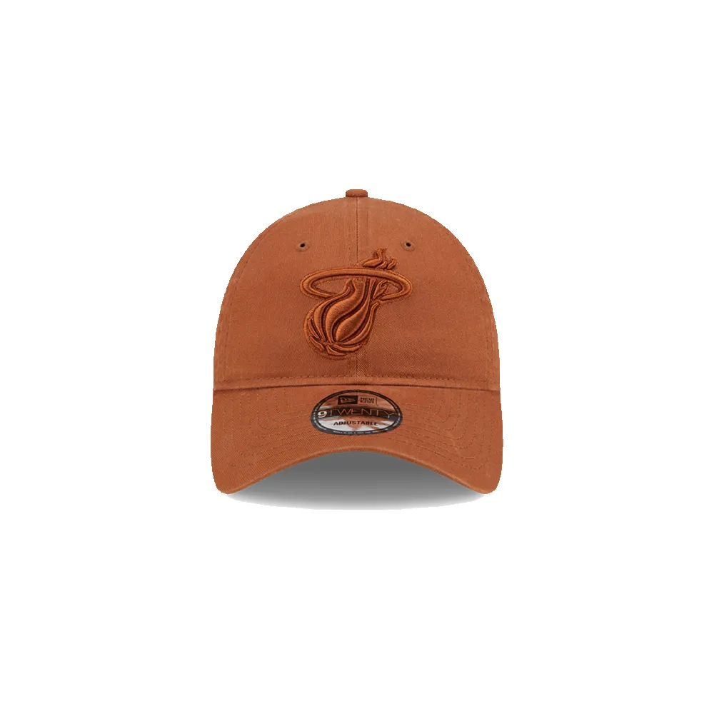 New Era Miami HEAT Tonal Brown Hat sold by Miami Heat Store