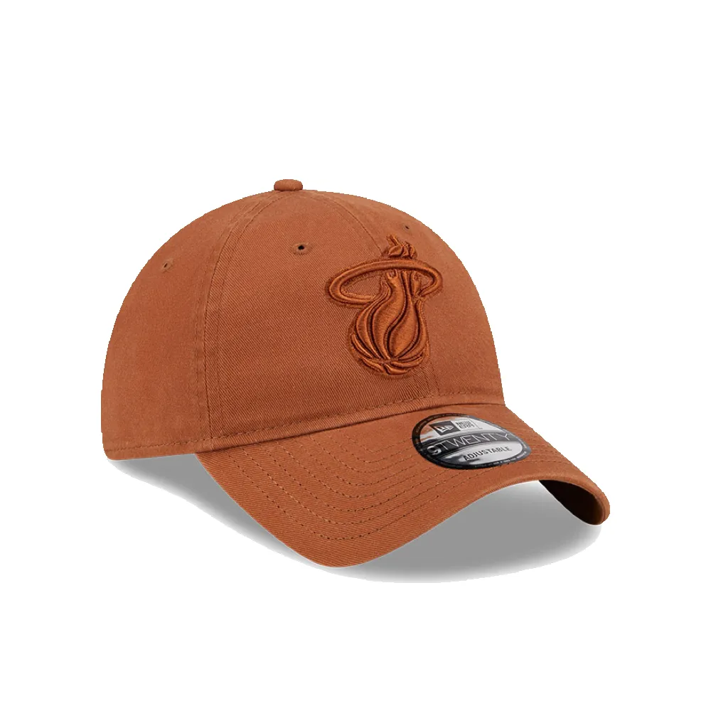 New Era Miami HEAT Tonal Brown Hat sold by Miami Heat Store product image thumbnail 5