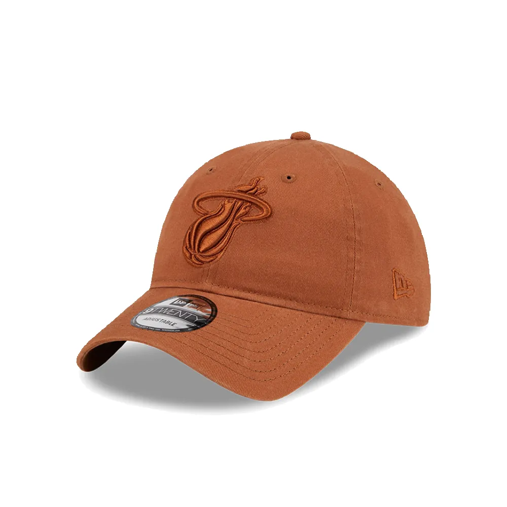 New Era Miami HEAT Tonal Brown Hat sold by Miami Heat Store product image thumbnail 3