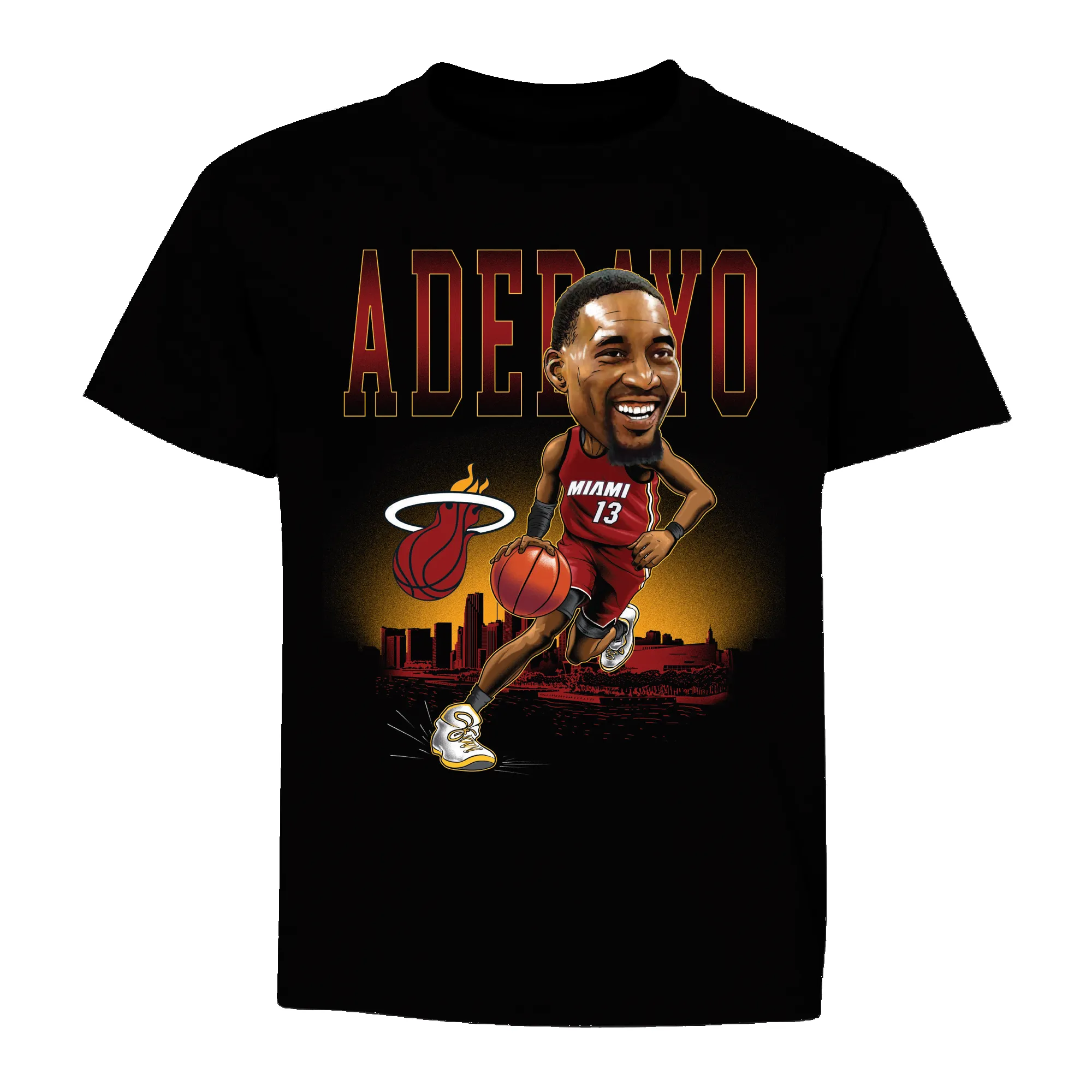 Bam Adebayo Miami HEAT City View Tee sold by Miami Heat Store