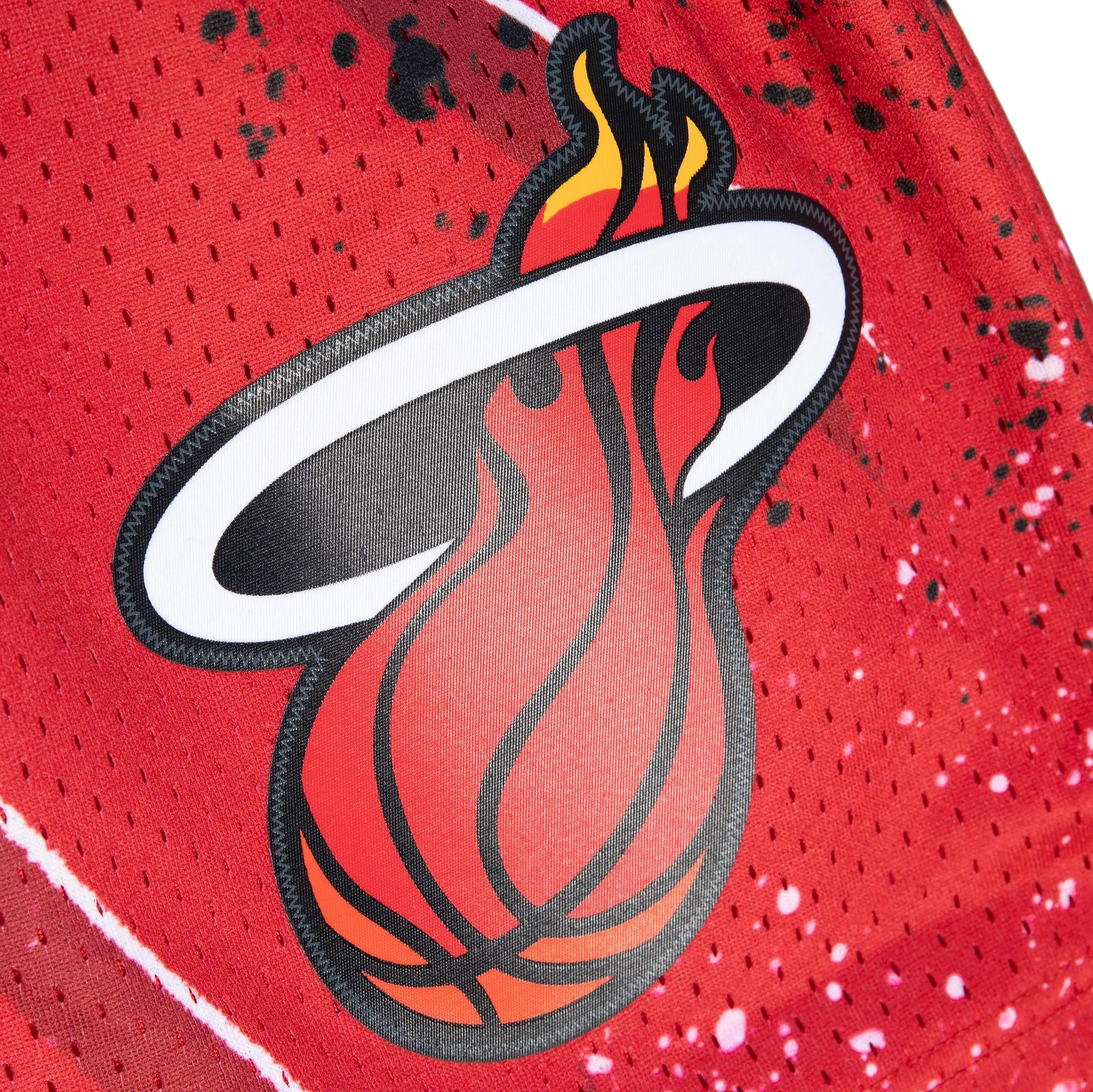 Mitchell & Ness Miami HEAT Hyper Hoops Swingman Shorts sold by Miami Heat Store product image thumbnail 3