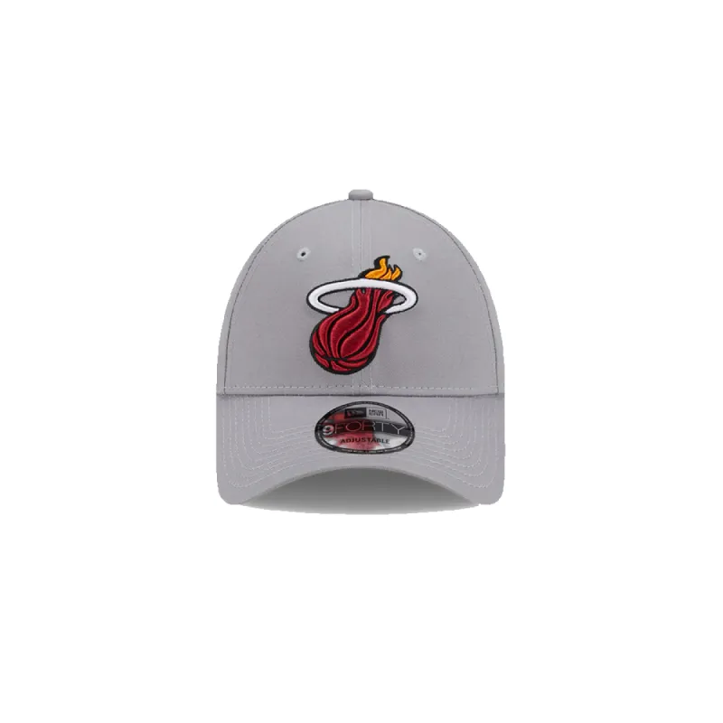New Era Miami HEAT Structured Grey Snapback Hat sold by Miami Heat Store