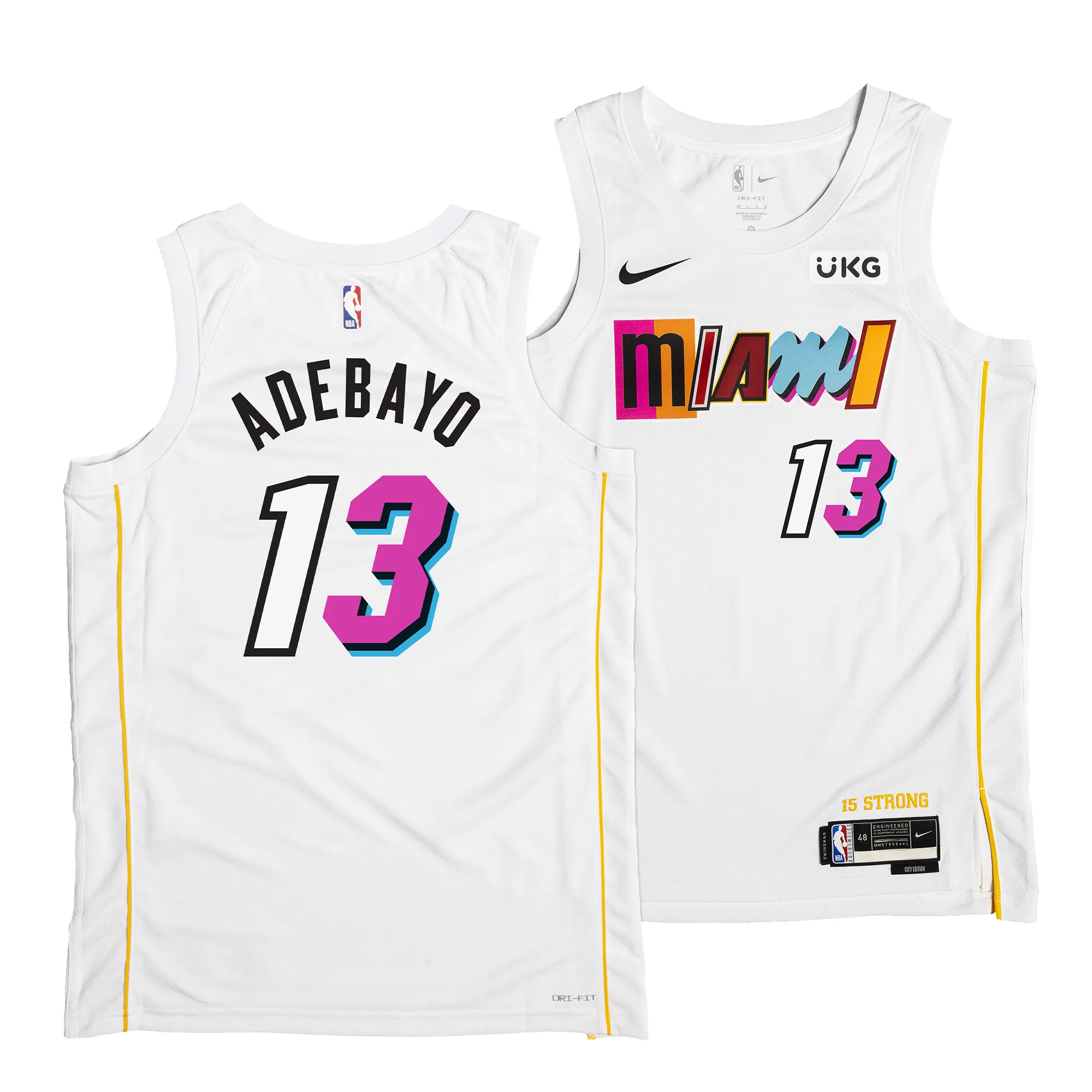 Bam Adebayo Nike Miami Mashup Vol. 2 Swingman Jersey - Player's Choice sold by Miami Heat Store