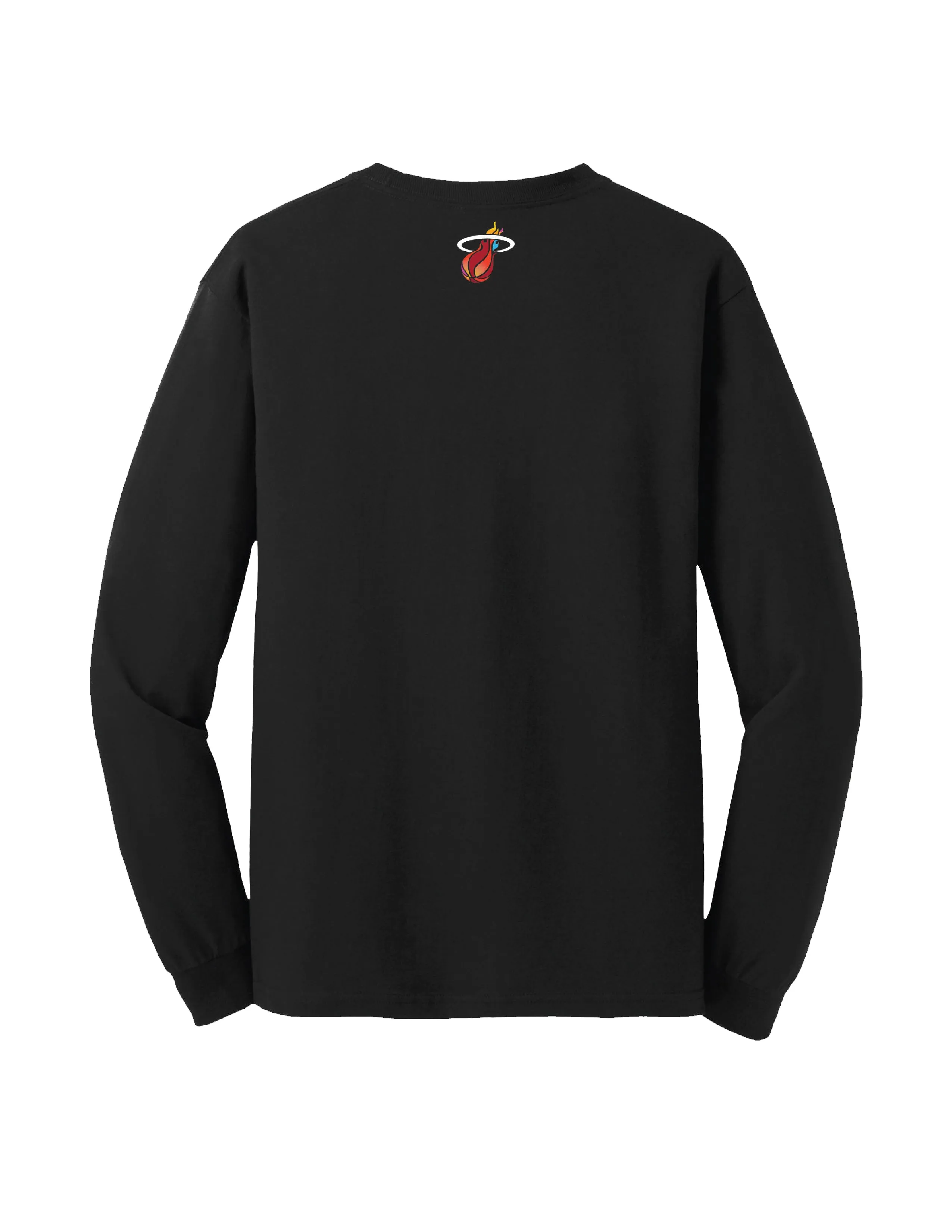 Miami Mashup Vol. 2 Long Sleeve Black Tee sold by Miami Heat Store product image thumbnail 3