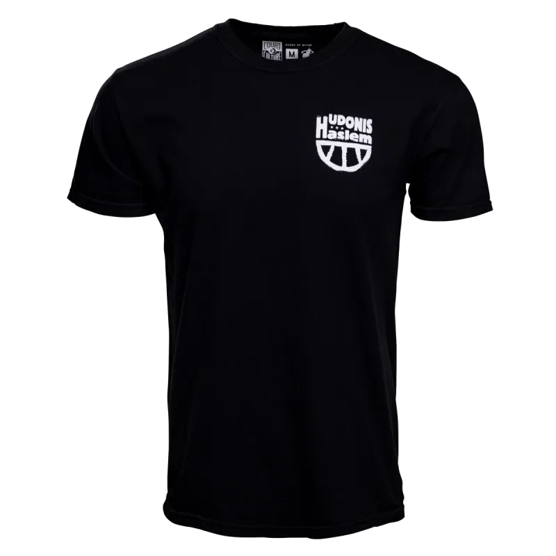 Court Culture Haslem 40 Black Unisex Tee sold by Miami Heat Store