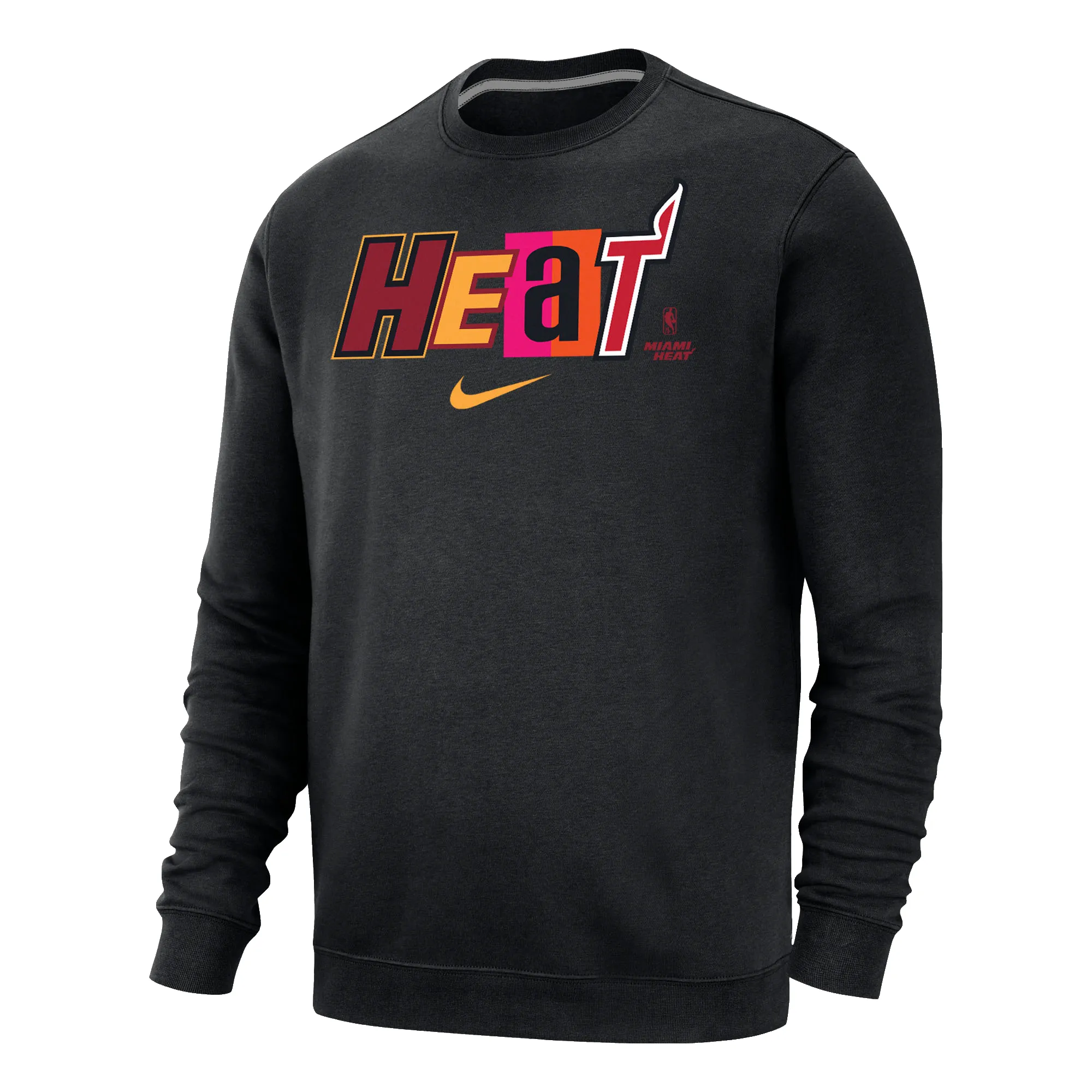 Nike Miami HEAT Mashup Crewneck sold by Miami Heat Store
