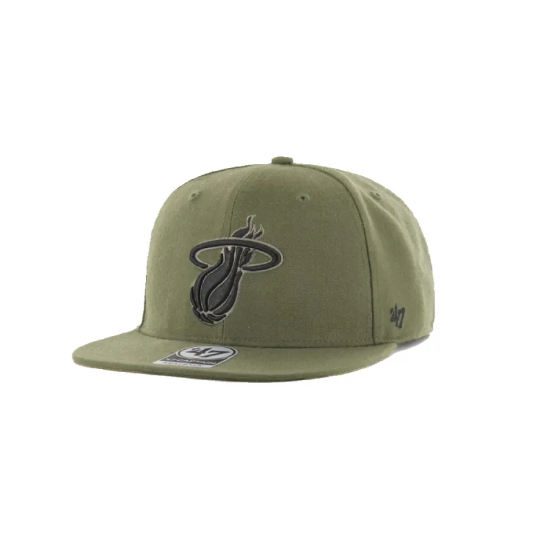 '47 Brand Miami HEAT Camo Captain Snapback sold by Miami Heat Store