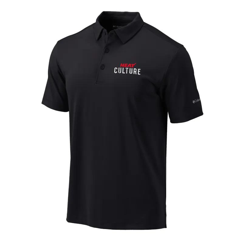 Columbia HEAT Culture Drive Polo sold by Miami Heat Store