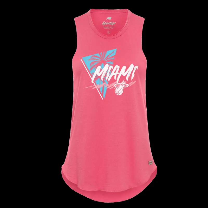 Sportiqe Miami HEAT Summer Women's Tank sold by Miami Heat Store