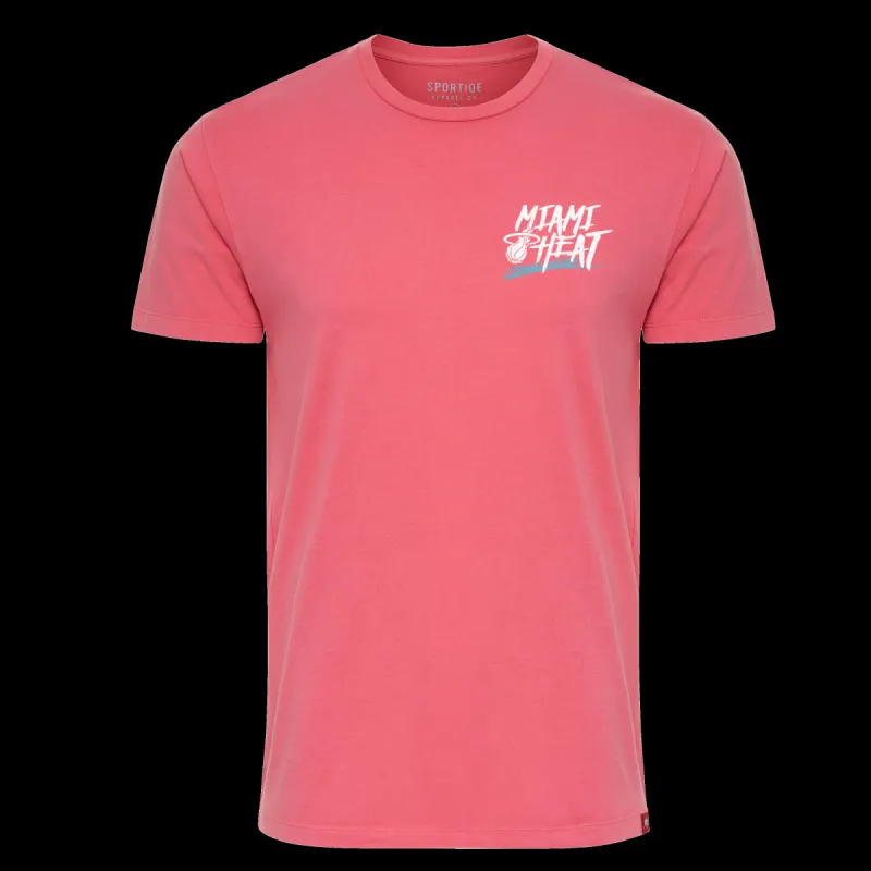 Sportiqe Miami HEAT Summer Bingham Tee sold by Miami Heat Store