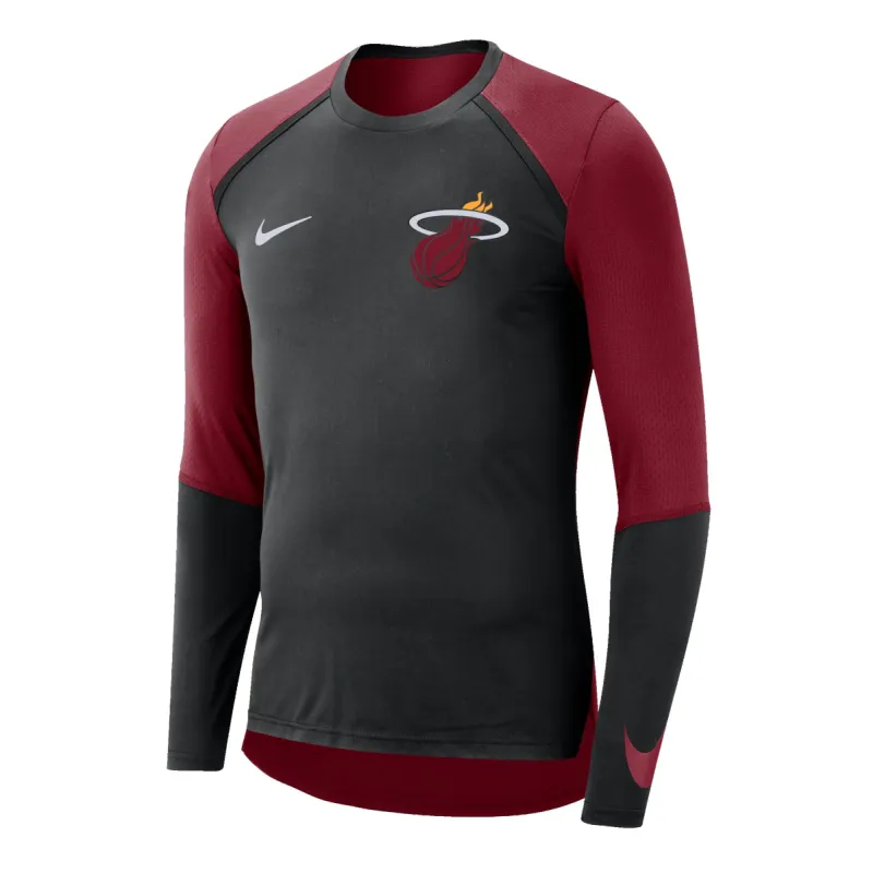 Nike Miami HEAT Long Sleeve On-Court Shooter sold by Miami Heat Store