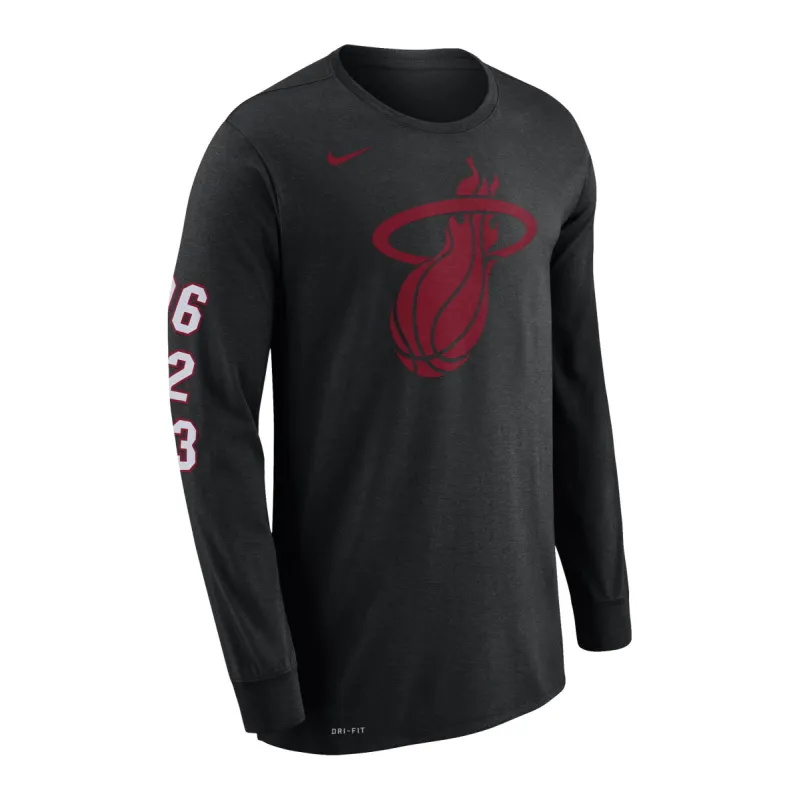 Nike Long Sleeve Legacy Tee sold by Miami Heat Store