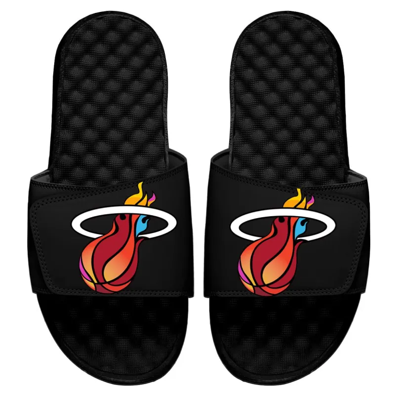 Islide Miami HEAT Mashup Logo Sandals sold by Miami Heat Store