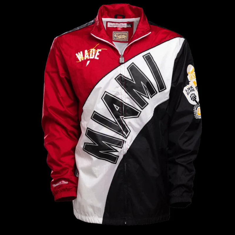 Court Culture x Mitchell and Ness Wade HOF Warm-Up Jacket sold by Miami Heat Store