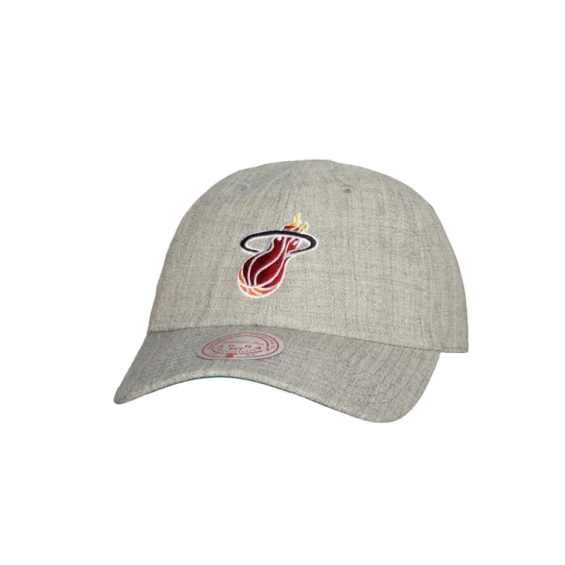 Mitchell & Ness Miami HEAT Heather 2.0 Strapback sold by Miami Heat Store