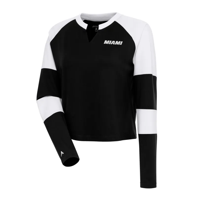 Antigua Miami HEAT Pepper Women's Long Sleeve Tee sold by Miami Heat Store